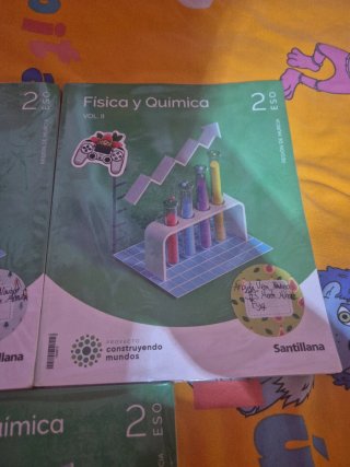 Libros de fisica y quimica 2°E.S.O