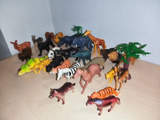 Lote +25 Animales Salvajes Juguete