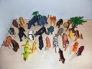 Lote +25 Animales Salvajes Juguete