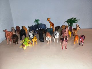 Lote +25 Animales Salvajes Juguete