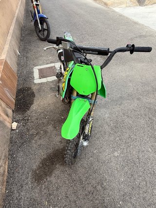 Pitbike YCF Motocross Verde y Negra de 80cc