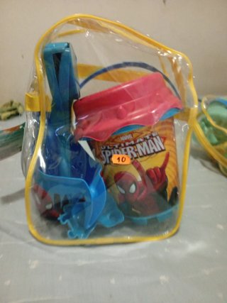 Mochila Playa Spiderman Juguetes