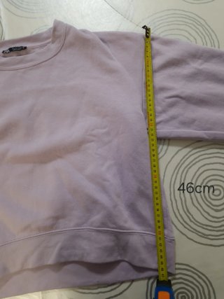 Sudadera Zara Morada Talla M