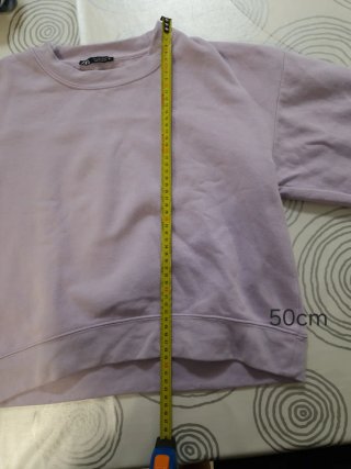Sudadera Zara Morada Talla M