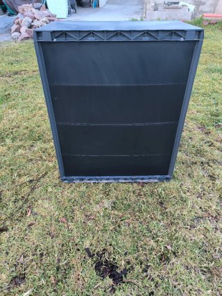 Armario exterior plástico gris