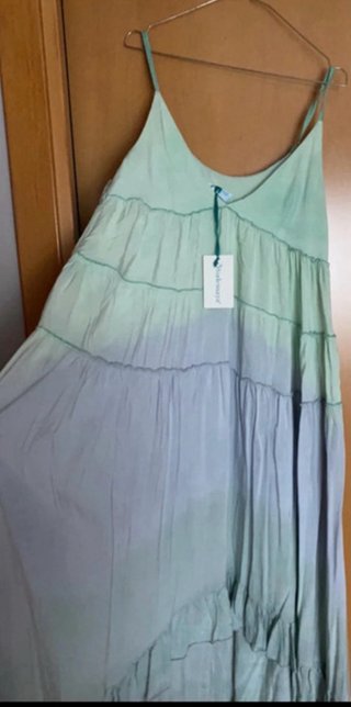 Vestido largo boho chic degradado Talla M