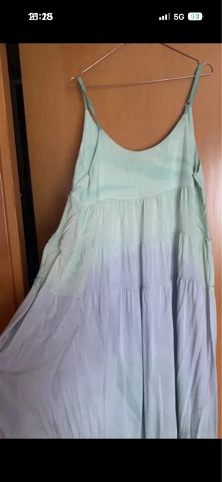Vestido largo boho chic degradado Talla M