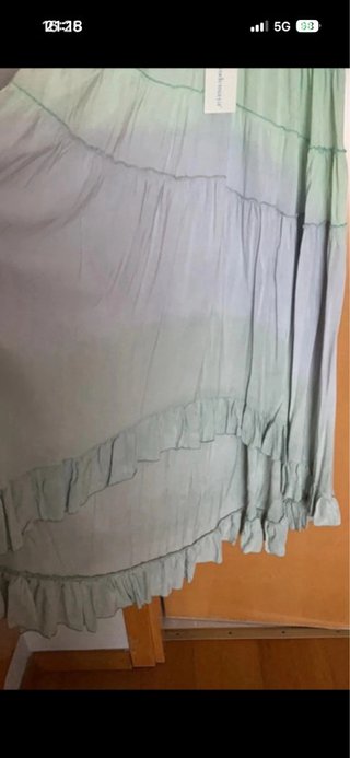 Vestido largo boho chic degradado Talla M