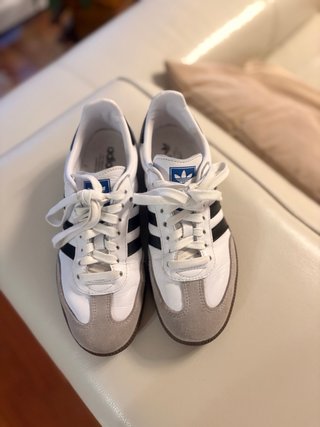 Adidas Samba Blancas/Gris Talla 39.5