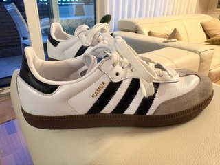 Adidas Samba Blancas/Gris Talla 39.5