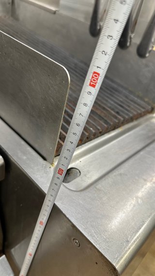 Parrilla industrial Zanussi linea 900 en oferta