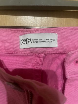 Pantalones Zara Rosa