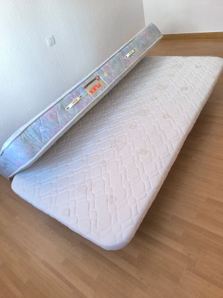 Colchón Flex y Base Tapizada 90x180cm