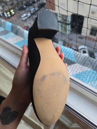 Zapatos tacón bajo negros Springfield talla 37