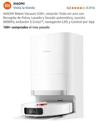 Aspiradora Robot Xiaomi X20+ NUEVO en la caja