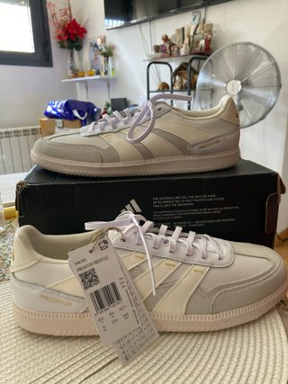 Zapatillas Adidas Predator Freestyle Beige/Blanco