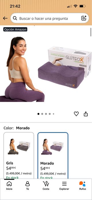 Cojín BBL Gluteox Morado