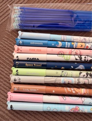 Bolígrafos Kawaii con dibujos de animales