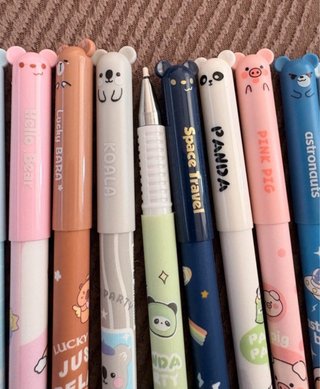 Bolígrafos Kawaii con dibujos de animales