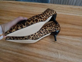 Zapatos Zara Basic Leopardo Moño