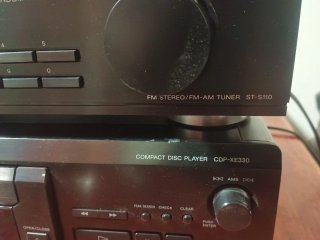 Equipo Sony Cassette, Radio y CD Negro