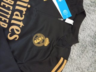 Chándal Real Madrid Adidas Negro y Dorado