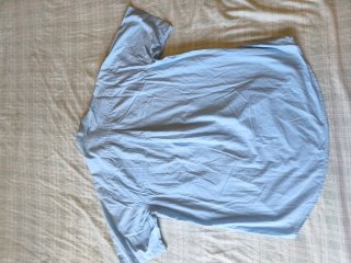 Camisa Lacoste Manga Corta Azul