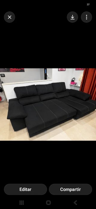 Sofá 3 plazas con Chaiselongue