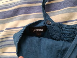 Vestido corto azul veraniego