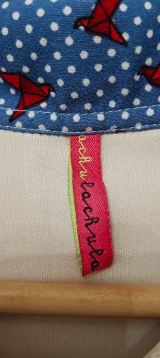 Vestido corto estilo pin up azul y rojo