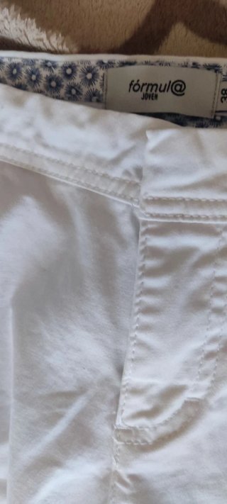 Pantalón blanco Fórmula Joven
