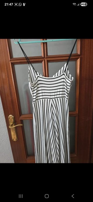 Mono largo rayas verano
