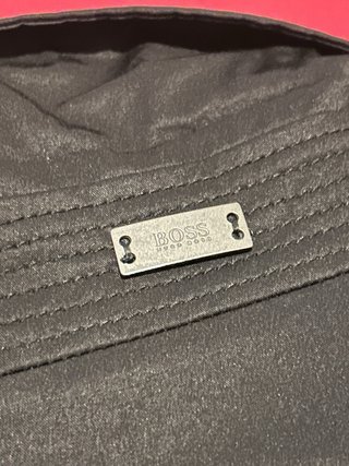 Gabardina Hugo Boss Negra Talla L