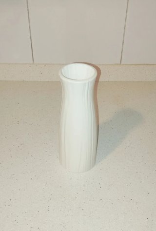 Jarrón blanco 21 cm
