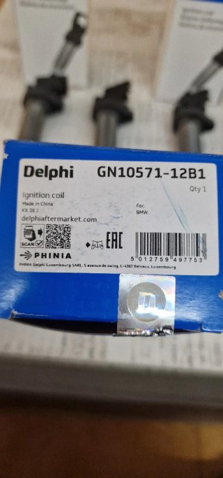 Bobinas de encendido Delphi BMW N55 (6 unidades)