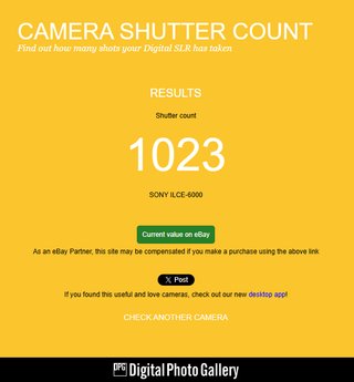 1.023 DISPAROS Sony A6000 + objetivo kit