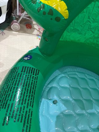 Flotador Piscina Infantil Dinosaurio Verde