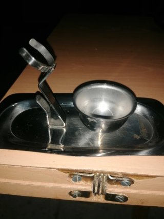 Calienta copas de metal