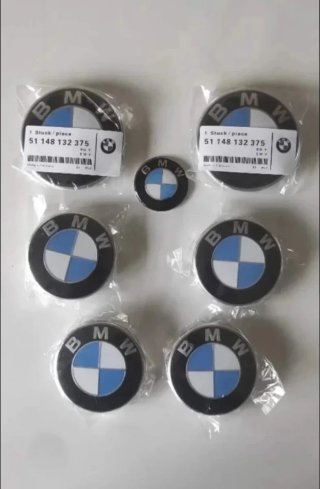 KIT 8 Anagramas BMW estilo normal.-
