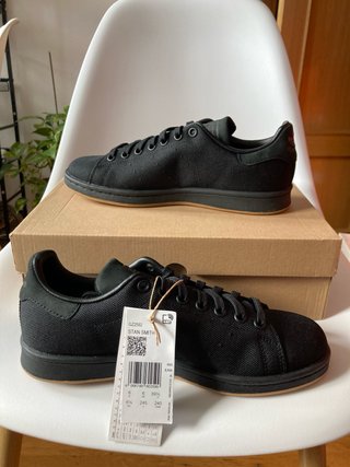 Zapatillas Adidas Stan Smith Negras Marrones Talla