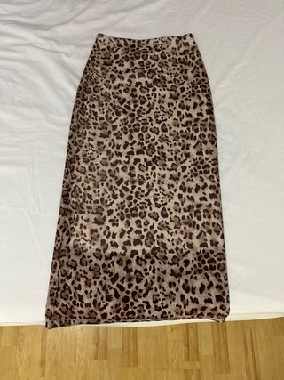 Falda Leopardo Zara Talla S