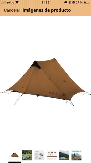 ¡¡¡A ESTRENAR!!!Tienda campaña ultraligera 2 pers.