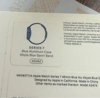 Apple Watch Serie 7 Azul Marino