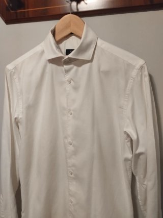 2 Camisas Zara Hombre Azul y Blanca