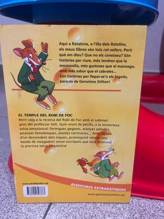 Geronimo Stilton 2 libros de aventuras.