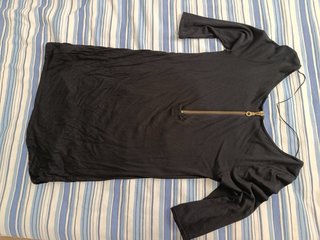 Vestido negro Zara