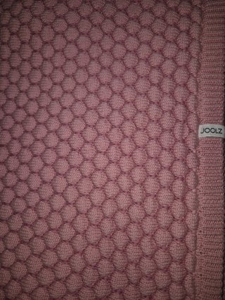Manta Algodón Orgánico Rosa Joozl
