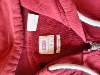 Sudadera Levi's Roja con Cremallera