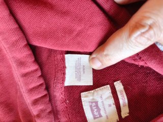 Sudadera Levi's Roja con Cremallera
