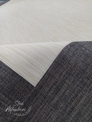 Alfombra 200 x 300 vinilica exterior  beige y gris